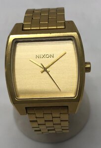 ★【USED/動作未確認】NIXON ニクソン 時計 ゴールド クォーツ McFLY ゴールドカラー メンズ 本体のみ