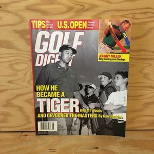 Y7FAA3-201022　レア［GOLF DIGEST 1997年6月 Vol.48 No.6 HOW HE BECAME A TIGER］ゴルフダイジェスト