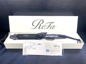 1円～ 売り切り 未使用 自宅保管品 ReFa リファ MTG カールアイロン プロ RE-AV-03A 38mm ブラック ヘアアイロン カールヘア コテ 美容器具