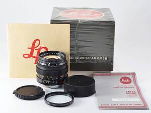 [良品]Leica (ライカ) Summilux 50mm F1.4 第2世代 E43 元箱付 整備済 [保証] (53417)