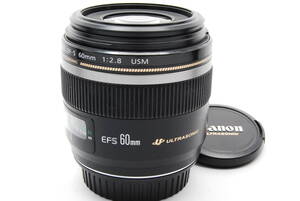 [極上美品] CANON MACRO EF-S 60mm F2.8 USM #10006