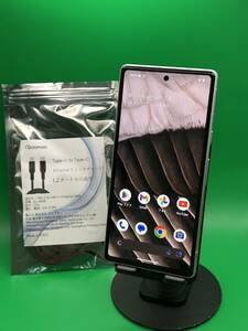 ★極美品 Pixel 7a 128GB SIMフリー 最大容量良好 格安SIM可 SoftBank ○ Pixel 7a ホワイト 中古 新古品 BPK20409 A-4