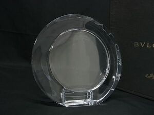 ■極美品■ BVLGARI ブルガリ Rosenthal ローゼンタール フォトフレーム フォトスタンド 写真立て インテリア クリア BG9569