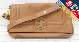 1B6368/TORY BURCH レザーショルダーバッグ トリーバーチ