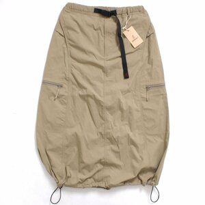 24ss【タグ付・新品・定価15,400円】GRAMICCI SOFTSHELL NYLON SKIRT sizeM TAUPE G4SW-SK025 グラミチ ソフトシェルナイロンスカート