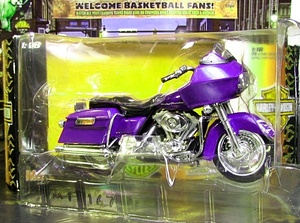 珍色！1/18 Maisto パープル バイオレット 紫青 ！ マイスト 2002 Harley ツーリング ハーレー FLTR Road Glide ロードグライド 箱付き