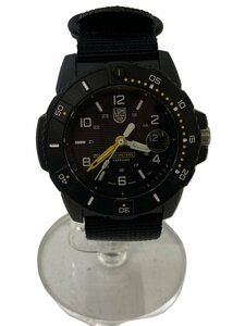 LUMINOX◆クォーツ腕時計/アナログ/ラバー/BLK/BLK/カーボン/3600-1GBq H-3 LX-200