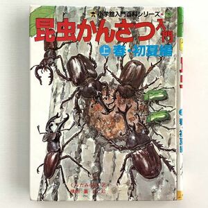 【値下げ】【小学館入門百科シリーズ68】昆虫かんさつ入門★上 春初夏編【昭和レトロ★絶版児童書★当時物★図鑑】