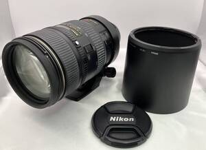 １円スタート☆ Nikon ニコン レンズ AF VR-Nikkor 80-400mm F4.5-5.6D ED フード付 VIBRATION REDUCTION 望遠 ズームレンズ