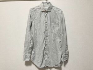 ANTONIO LAVERDA アントニオラヴェルダ カッタウェイメッシュストライプシャツ 39/86 美品