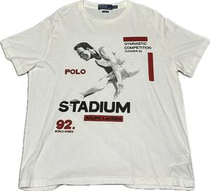 polo 1992 satdium limited tシャツ ポロ ラルフローレン スタジアム L 復刻 限定