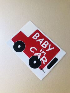 商品番号1203 ステッカー 赤ちゃん 子供 baby kids baby in car 子供乗っています usdm jdm アイランド 北米 ランクル ジムニー 四駆