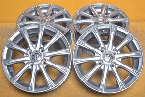 240326500747210　BRANDLE-LINE　14×5.5J　+38　4穴　PCD100　ハブ径67mm　テーパー　4本セット