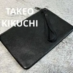 TAKEO KIKUCHI タケオキクチ　クラッチバッグ　ポーチバッグ　レザー