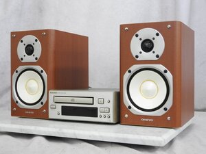 【D】ONKYO C-705/D-N7 CDデッキ/スピーカーペア オンキョー 162391