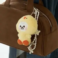 【CHIMMY】BT21 BABY FLUFFY DOLL KEYRING