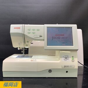 JANOME 860型 SECIO 11000 ジャノメ コンピュータミシン セシオ 通電OK 状態説明あり＊ジャンク品【福岡】