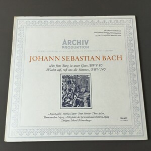 [k32] 独盤 LP『バッハ：カンタータ BWV80、BWV140 / マウエルスベルガー / Bach / Mauersberger』198 407