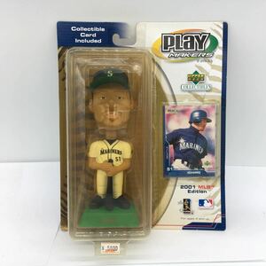 新品 未開封 イチロー ICHIRO ボブルヘッド シアトル マリナーズ SEATTLE MARINERS 51 首振り人形 バブルヘッド 現状品 保管品