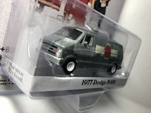 ザマック仕様 グリーンマシーン レア チェイス グリーンライト 1/64 1977 ダッジ B-100 Greenlight 1/64 1977 Dodge B-100 Norman Rockwell