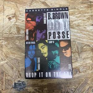  ヤ HIPHOP,R&B B. BROWN PSSE - DROP IT ON THE ONE シングル,名曲 TAPE 中古品