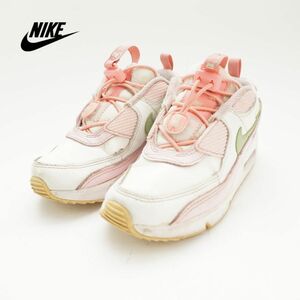 NIKE ナイキ 20.0 AIR MAX 90 CV0064-108 スニーカー レザー キッズ バイカラー 白 ホワイト ピンク /SC76