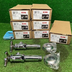 北友a225 KVK ■青銅製アングル型止水栓13 R1/2 × PJ1/2 「K6-P2」 計7箱セット