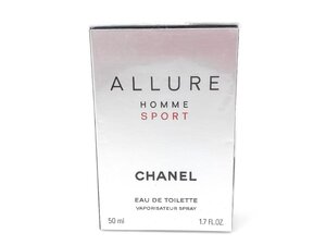 未使用　フィルム未開封　シャネル　CHANEL　ALLURE HOMME SPORT　アリュール オム スポーツ　オードトワレ　スプレー　50ml　YK-6722