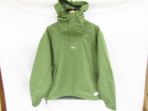 WTAPS 23AW Nylon Taffeta jacket ダブルタップス ナイロンタフタジャケット 232WVDT-JKM03 X02 カーキ ハーフジップ 中古品 ◆100786