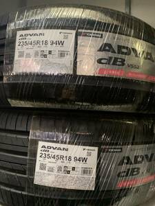 未使用　処分　ヨコハマ ADVAN dB V552　235/45R18　4本価格