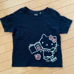 ユニクロ×キティ☆半袖Tシャツ♪レディースS☆美品