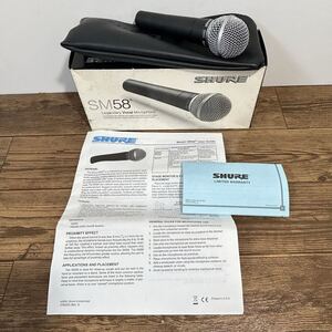 SHURE シュア　マイク　ボーカルマイクロフォン　SM58 ダイナミックマイク②