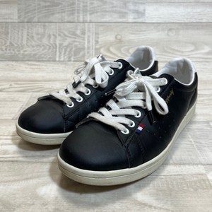 le coq sportif/ルコックスポルティフ/LA ROLAND SL/コートスニーカー/ローラン SL/ブラック×ホワイト/26.5cm