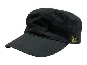 NEWERA (ニューエラ) ワークキャップ 帽子 58.5cm 黒 ブラック メンズ/036