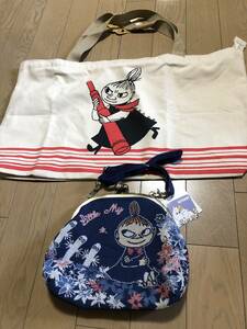 MOOMIN ムーミン ミー ゴブラン織 がま口 ショルダー バッグ　と　トートバッグ★ミイミィー