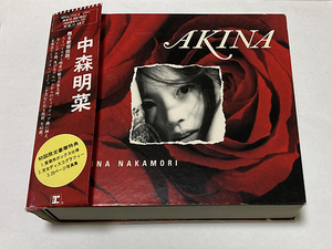 即決【中古】中森明菜『AKINA』初回盤ボックス仕様・20Pブックレット付 CD4枚組＜BOXセット＞