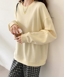 「Doux Belle」 スウェットカットソー LARGE ベージュ レディース