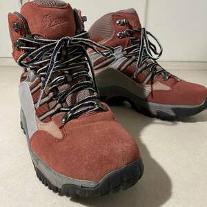 Danner ダナー トレッキングシューズ GORE TEX スウェード VIBRAMソール 登山靴 レンガ色【24】