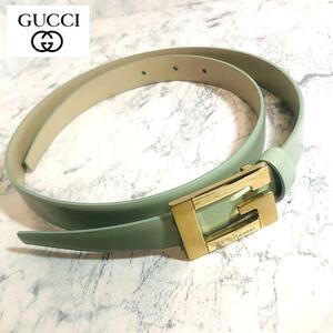 GUCCI ロゴ ベルト レディース