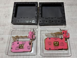 MCM エムシーエム スマホケース 2個セット キーホルダー 