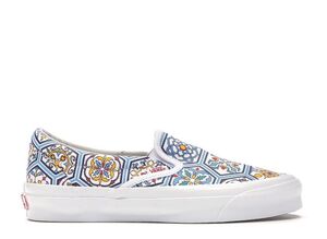 KITH Vans Slip-On Moroccan "Tile Blue" 26cm VN0A45JK2CM