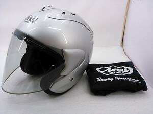 【送料無料】程度上 Arai アライ SZ-RamⅡ SZ-Ram2 SILVER シルバー Lサイズ ジェットヘルメット