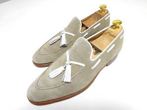 CROCKETT&JONES×BEAMS F　ALDERNEY クロケット＆ジョーンズ×ビームスエフ　タッセルローファー シューズ　ENGLAND製　英国製　6.5E 25cm