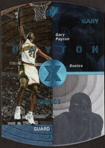 【ゲイリーペイトン】NBA97-98 UpperDeck SPx #40 SKY GaryPayton/SeattleSupersonics パラレル