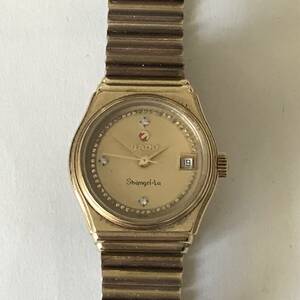 ⑤ RADO Shangri-la ラドー シャングリラ 腕時計 ゴールド 金色 ヴィンテージ vintage watch antique 動作品 現状品