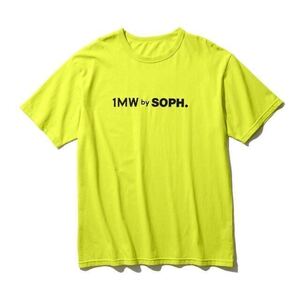 【新品未使用】20SS 新品 1MW by SOPH SOPHNET × GU ソフネット ジーユー コットンインナー Tシャツ カットソー 半袖 YELLOW M イエロー