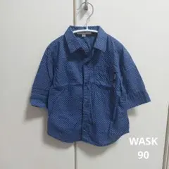 WASK ワスク 90 半端丈シャツ 5分丈袖 トップス