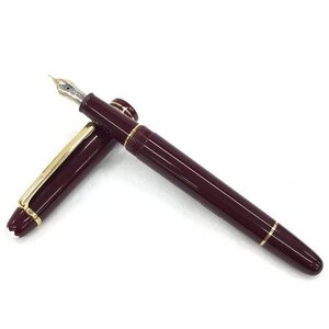 MONTBLANC モンブラン 万年筆 マイスターシュテック 4810 ペン先14K 朱色【DAAF9020】