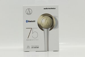 未開封 Audio Technica Sound Reality ワイヤレスイヤホン シャンパンゴールド ATH-CKR75BT 12-H060Y/1/060