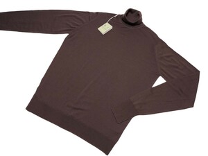  メンズ M ジョンスメドレー 最高級メリノウール クラシック タートルネックセーター RICHARDS TRUFFLE JOHN SMEDLEY イギリス製★